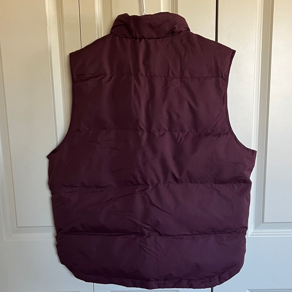 St. John's Bay Deep Burgundy Vest - Picture 2 of 5
